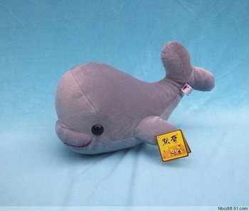 Stuffed animal 38cm gray dolphin plush toy doll high quality gift present w1139